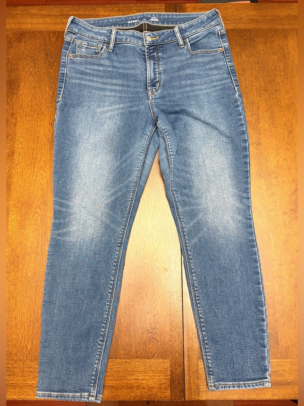 Old Navy High-Rise Rockstar Super Skinny Built-In Warm Jeans / 10P
